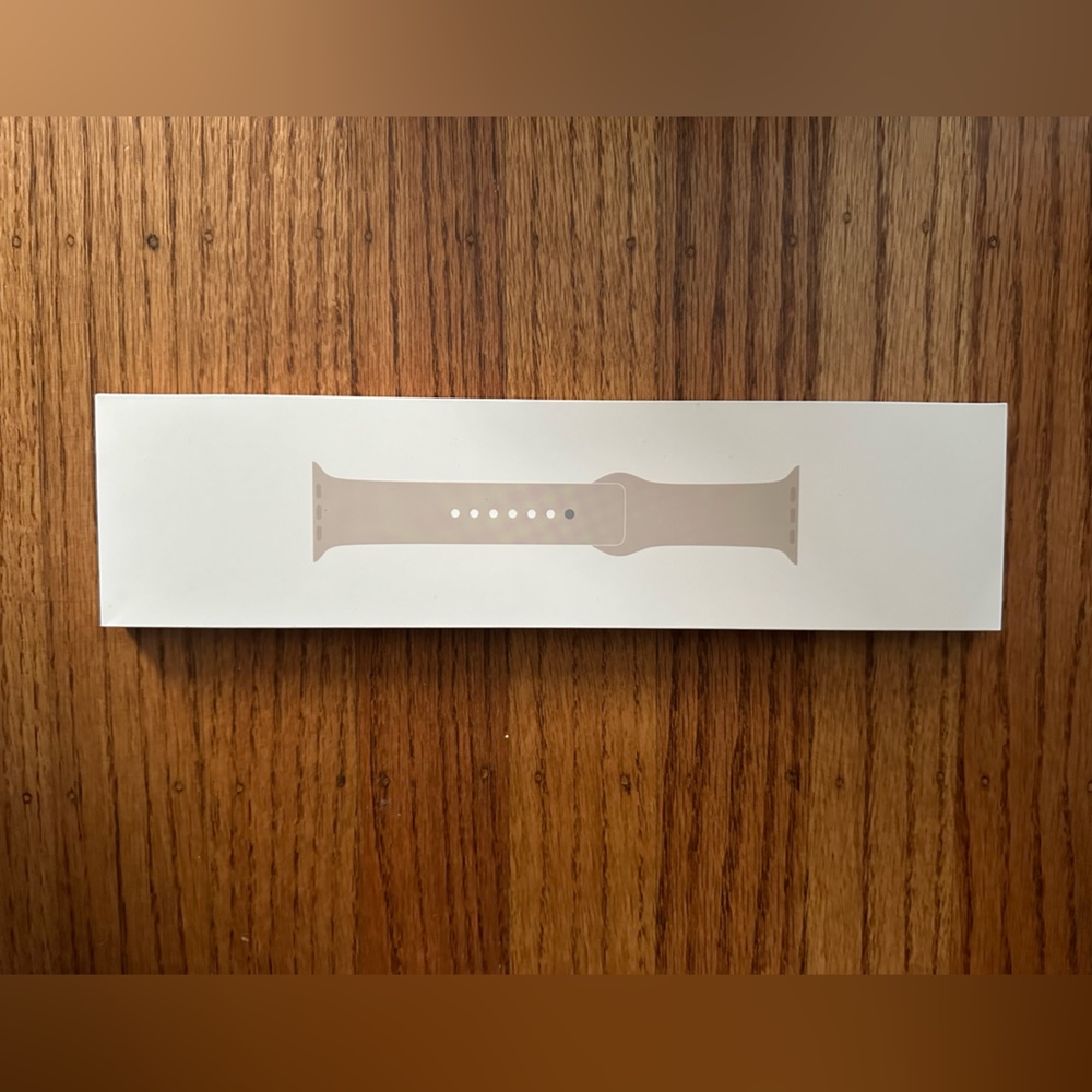 BNIB Apple Watch Sport Band - Starlight